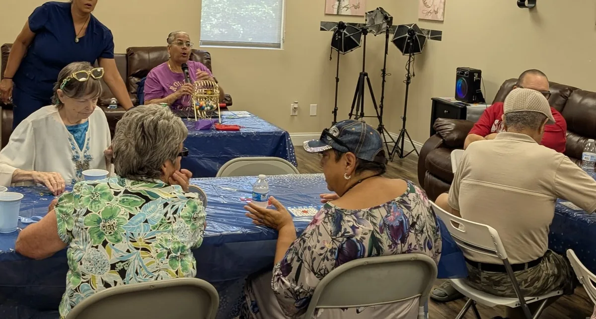 Activities with friends at The Golden Years Senior Activity Center